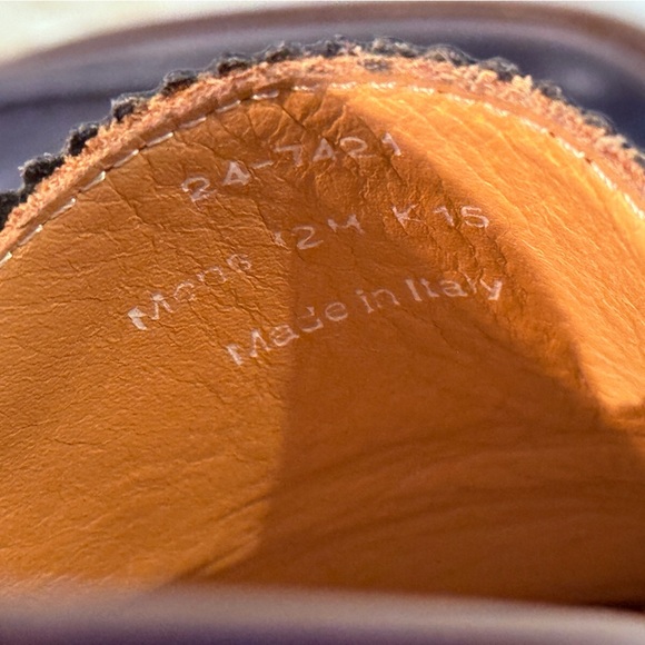 Men’s JOHNSTON & MURPHY leather penny loafers- Size 12 - Picture 2 of 9